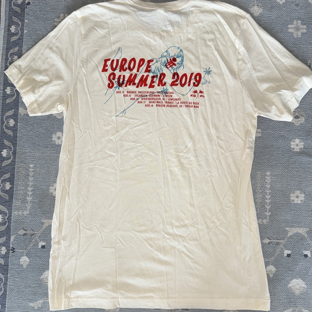 THE GROWLERS AUTHENTIC  T SHIRT - EUROPE TOUR SUMMER 2019